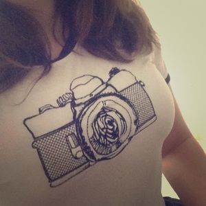 Vintage Camera T-shirt 🎥📷 tee art aesthetic